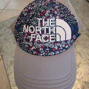 The North Face Women's Floral Hat - Blue and Gray